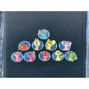 2025 Disney Parks Stitch 626 Mystery Pins Complete Set of 10